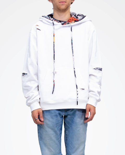 White Mens Hoodie