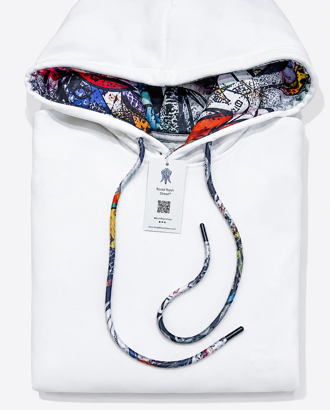 The London - Women's White Graffiti Hoodie