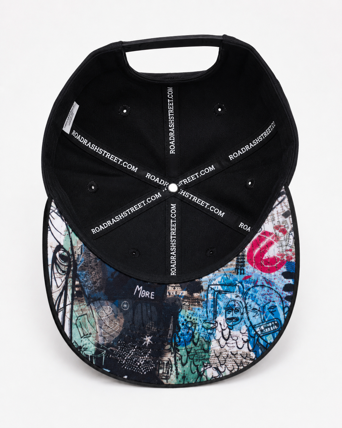 The Lisbon - Black Graffiti Hat