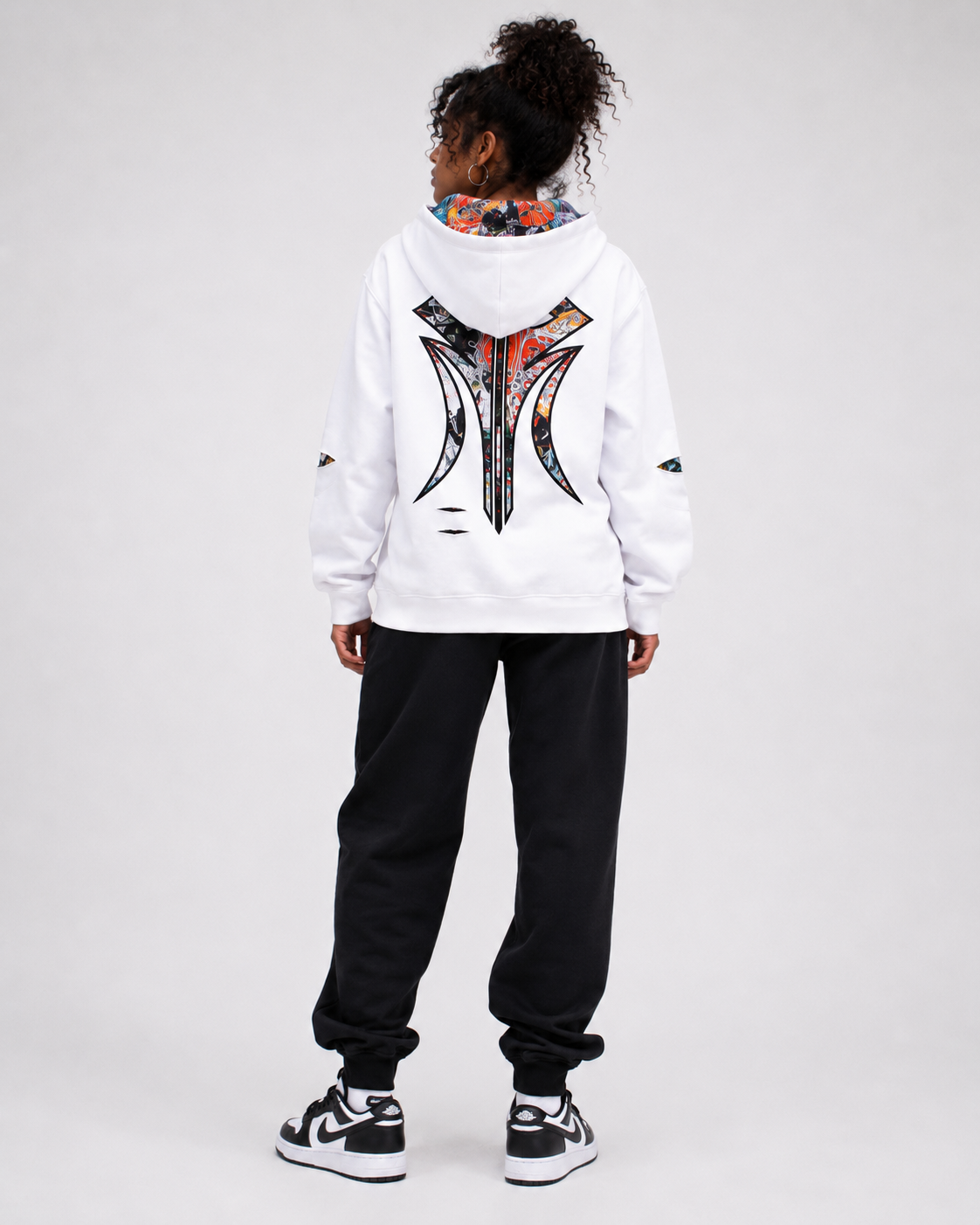 The London - Women's Black Graffiti Joggers