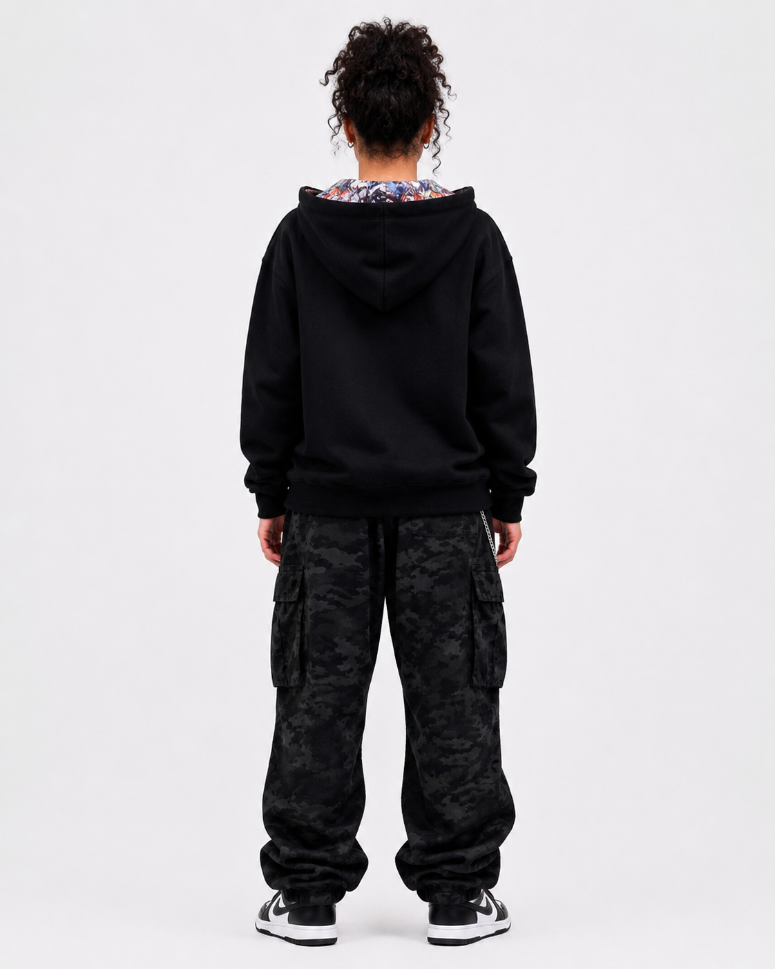 The London - Women's Black Graffiti Hoodie
