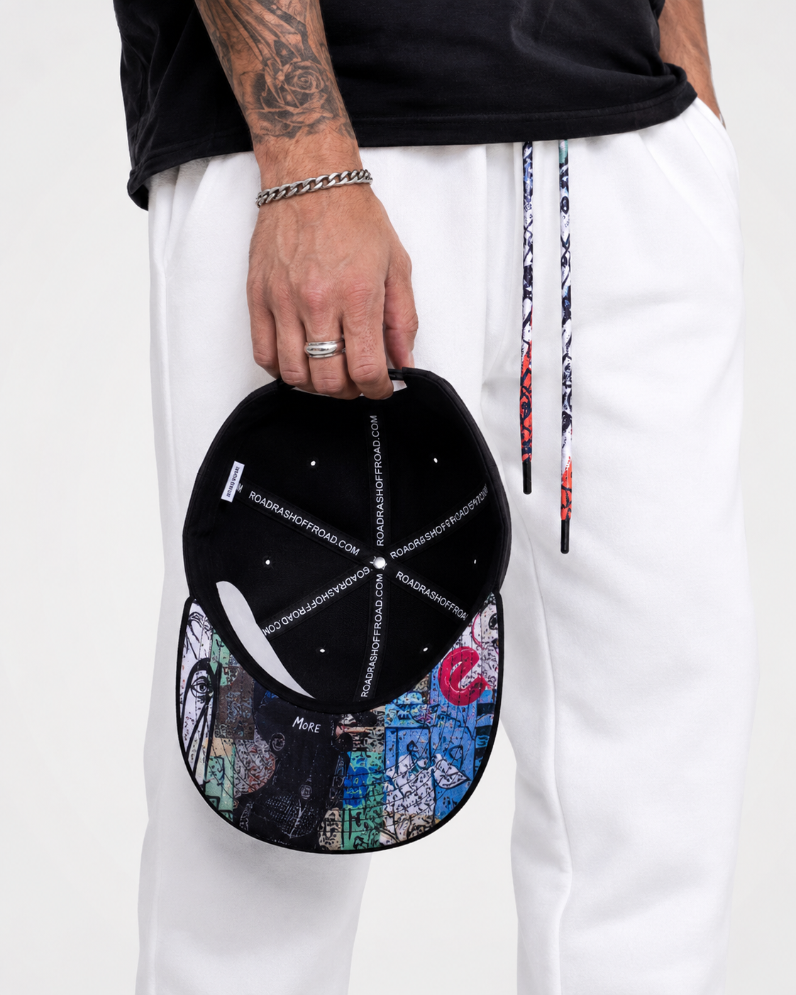 The Lisbon - Black Graffiti Hat