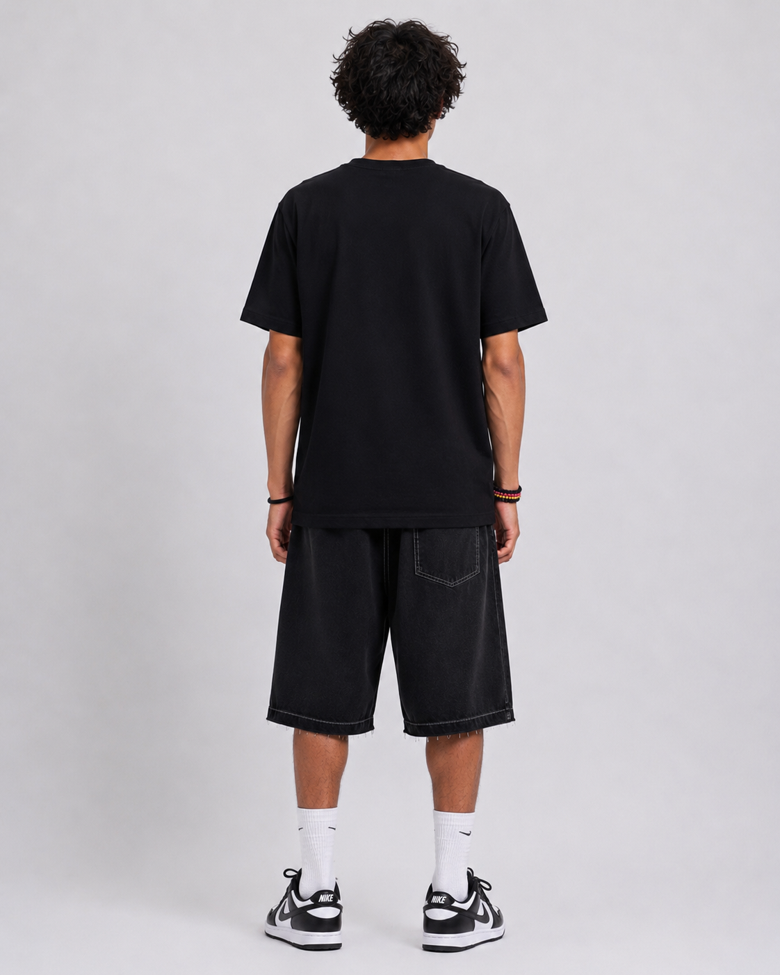 The Paris Designer Streetwear Men's Tee Shirt: Urban Style with Precision Fit - Black
