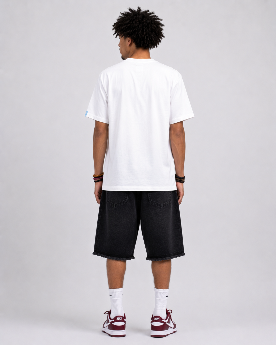 The Paris Designer Streetwear Men's Tee Shirt: Urban Style with Precision Fit - White