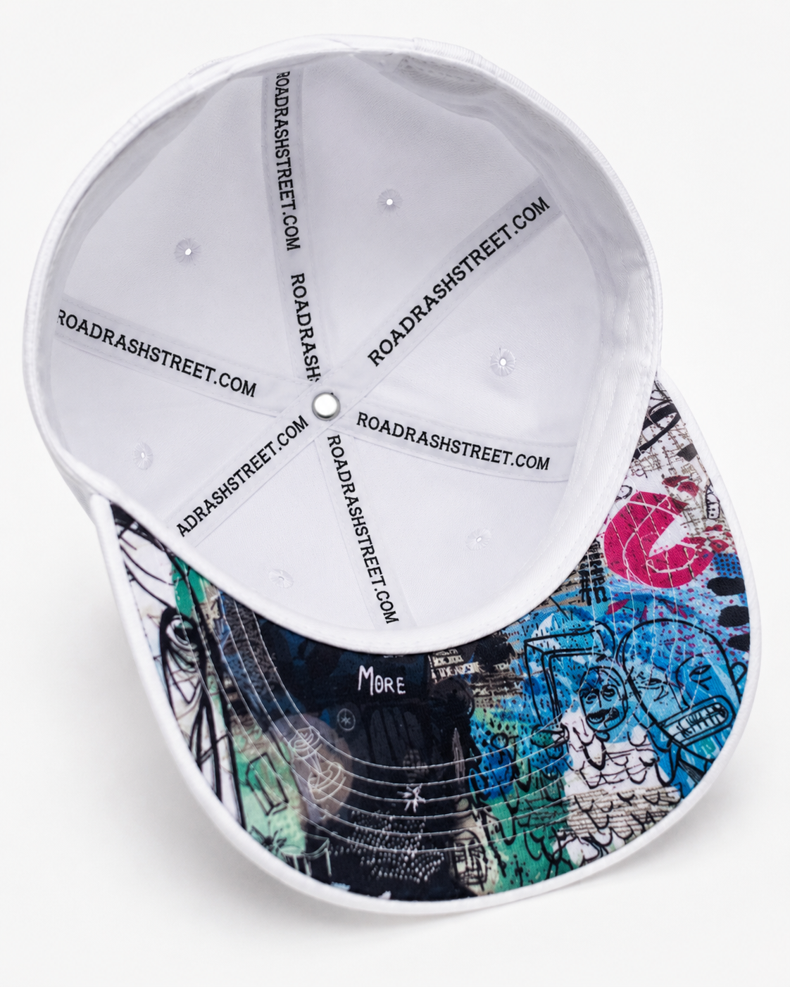 The Lisbon - White Graffiti Hat
