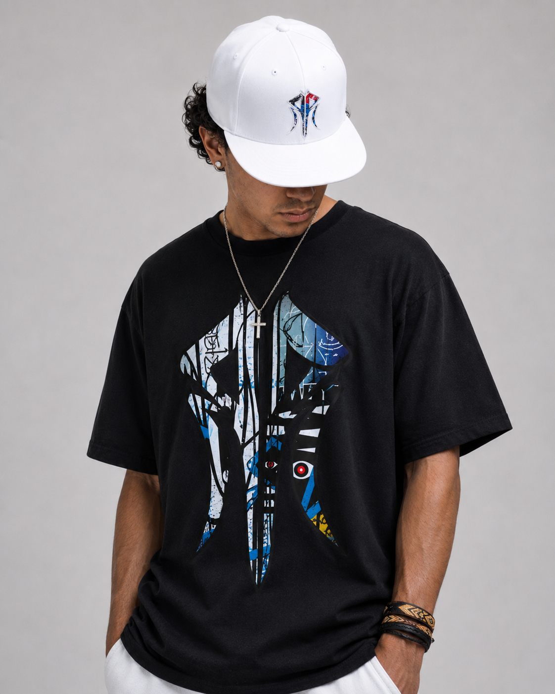 The Lisbon - White Graffiti Hat