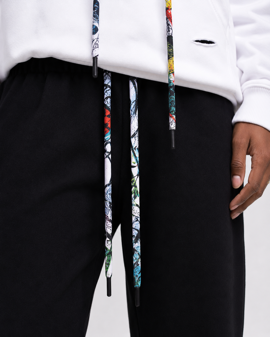 The London - Women's Black Graffiti Joggers