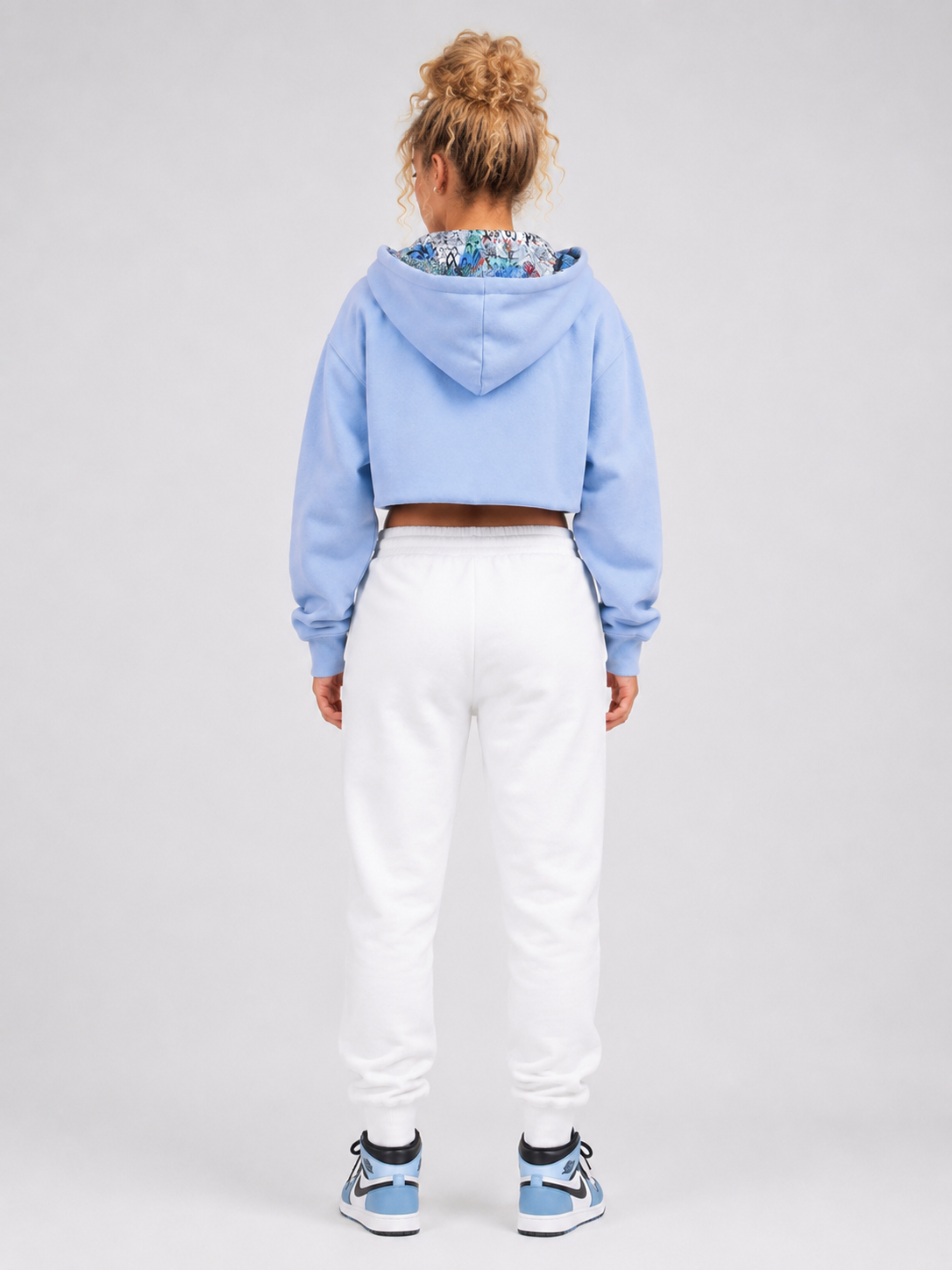 The London - Women's White Graffiti Joggers