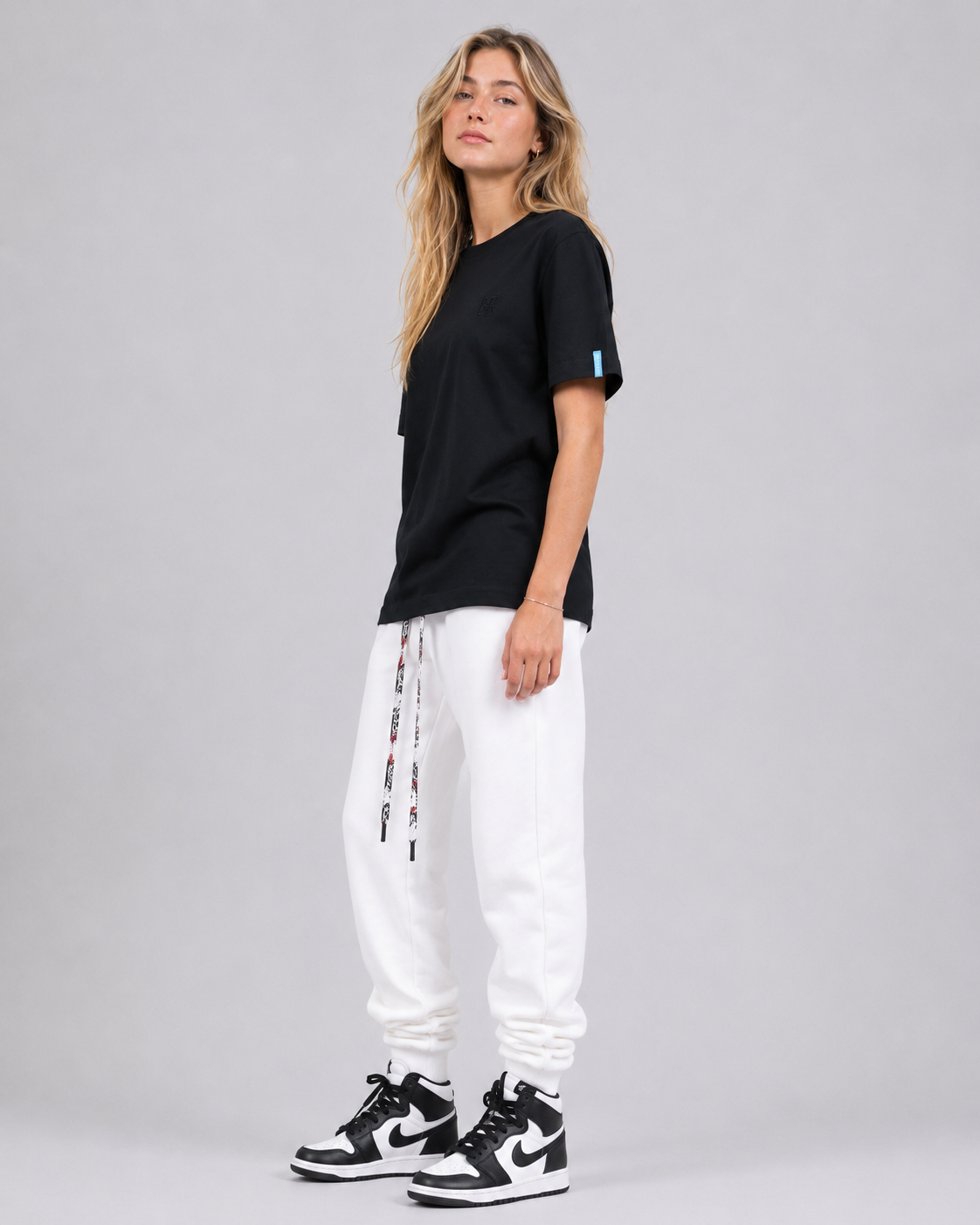 The Paris Women's Designer Streetwear Tee: Urban Style with Precision Fit - Black