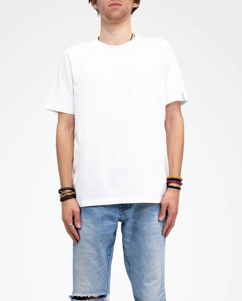 mens white designer tee shirt
