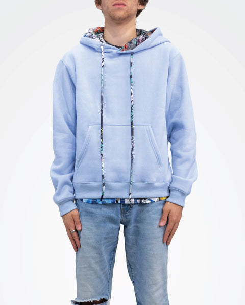 light blue streetwear oversized hoodie